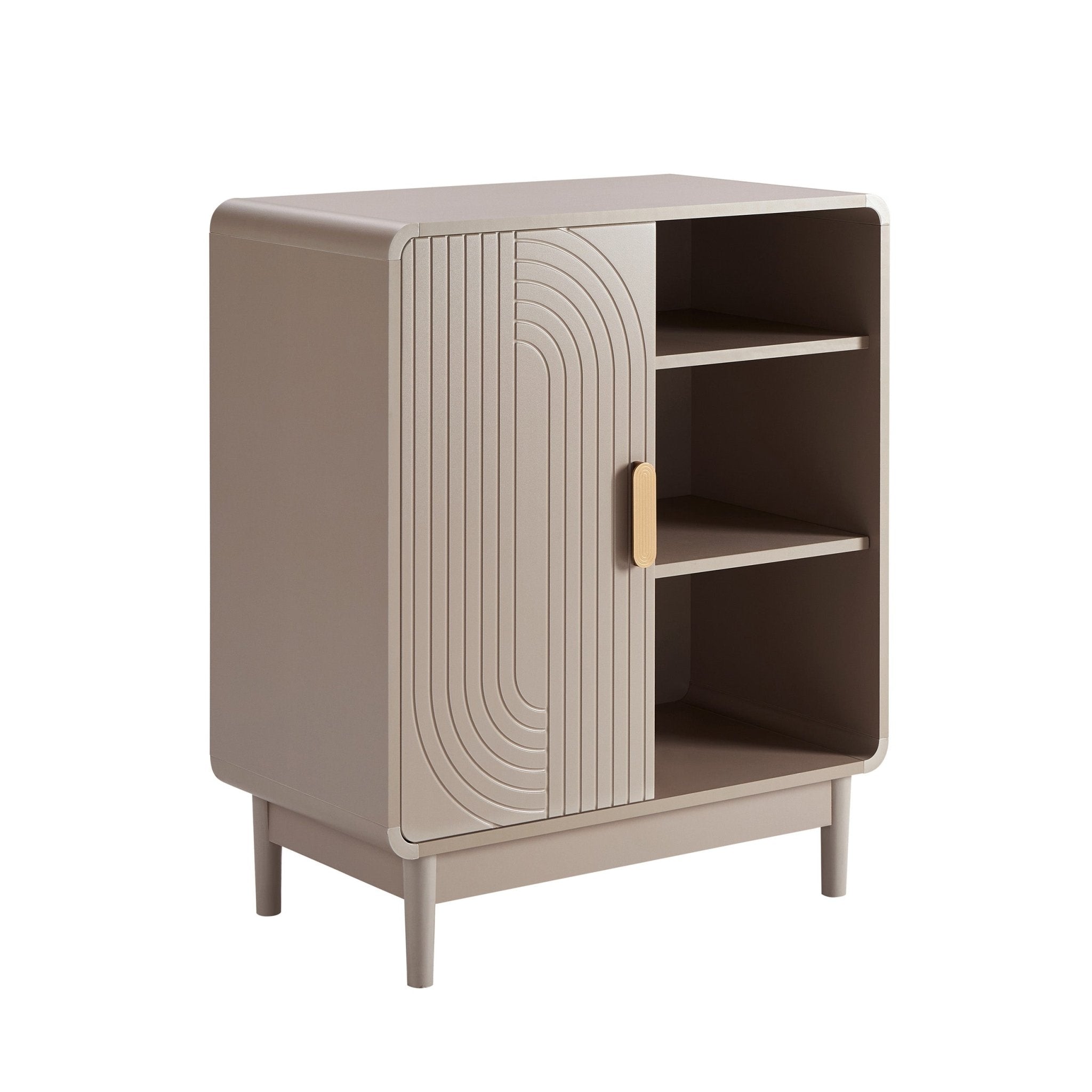 Marnie Small Bookcase - Taupe