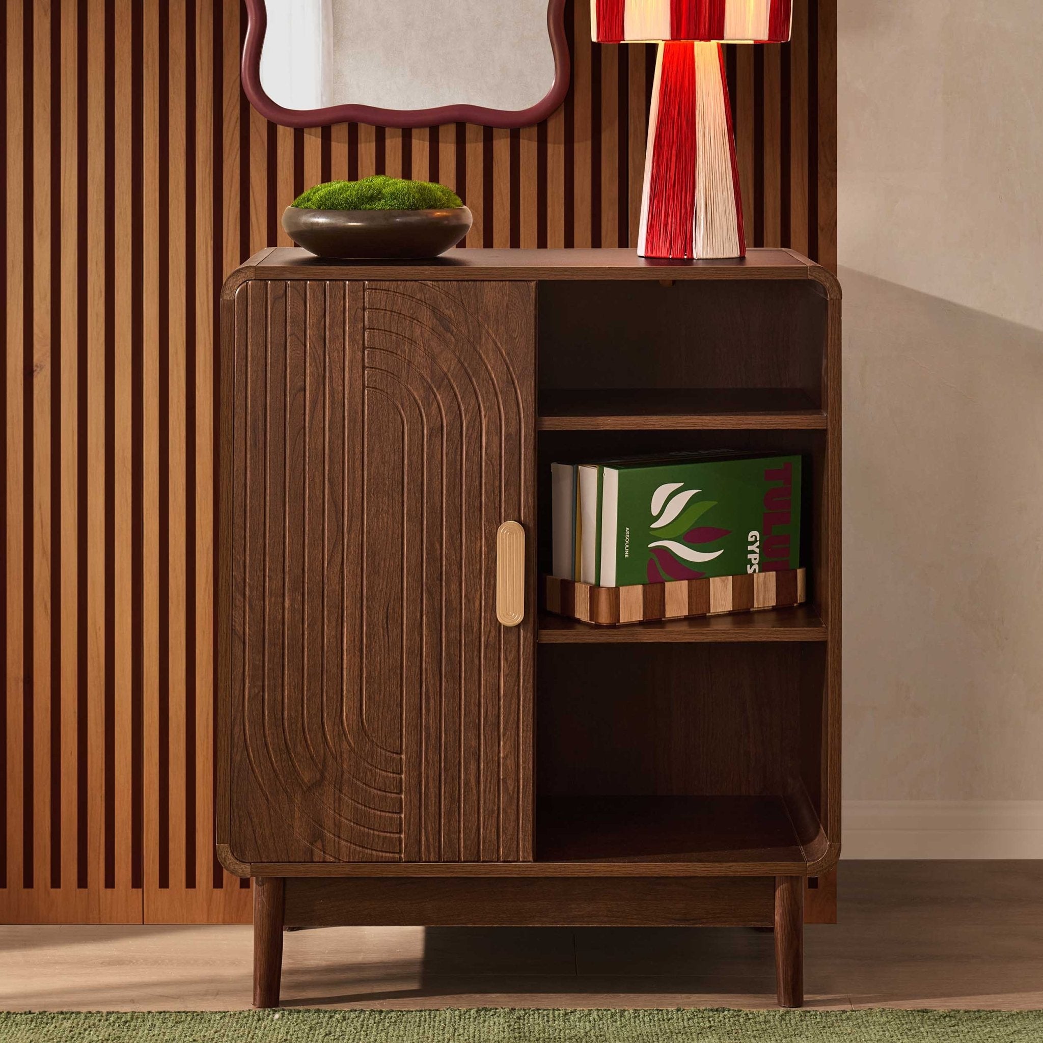 Marnie Small Bookcase - Walnut
