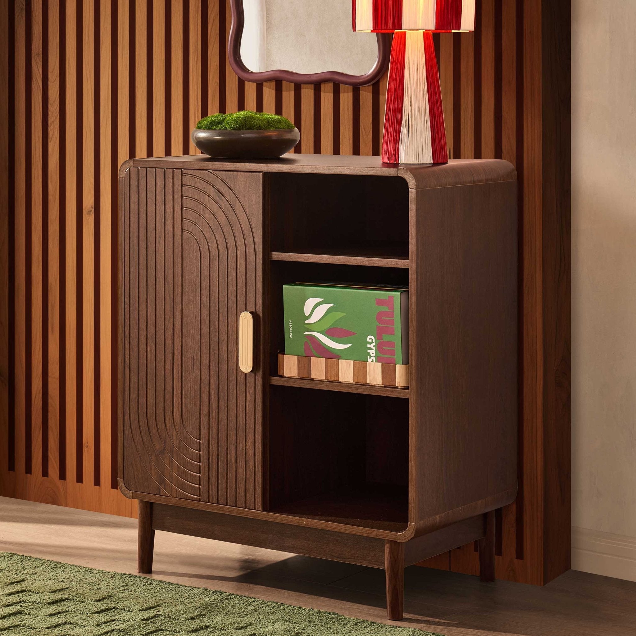 Marnie Small Bookcase - Walnut