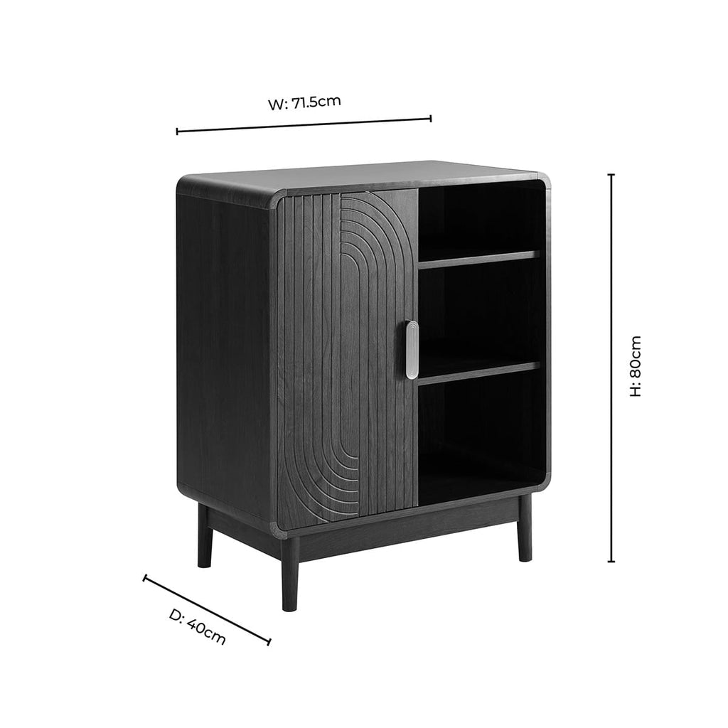 Marnie Small Bookcase - Burnt Orange