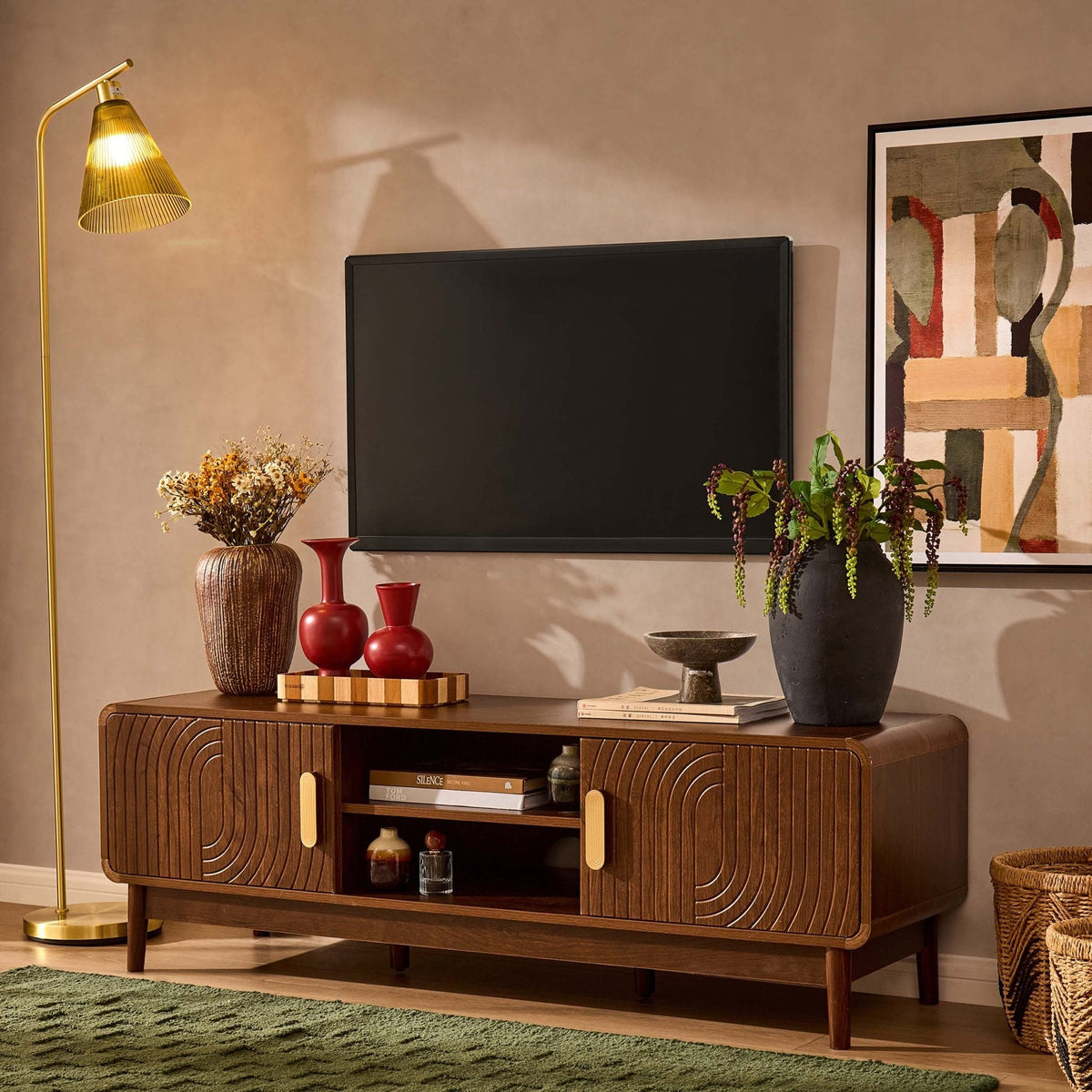 Marnie Tv Unit for TVs up to 60" - Walnut