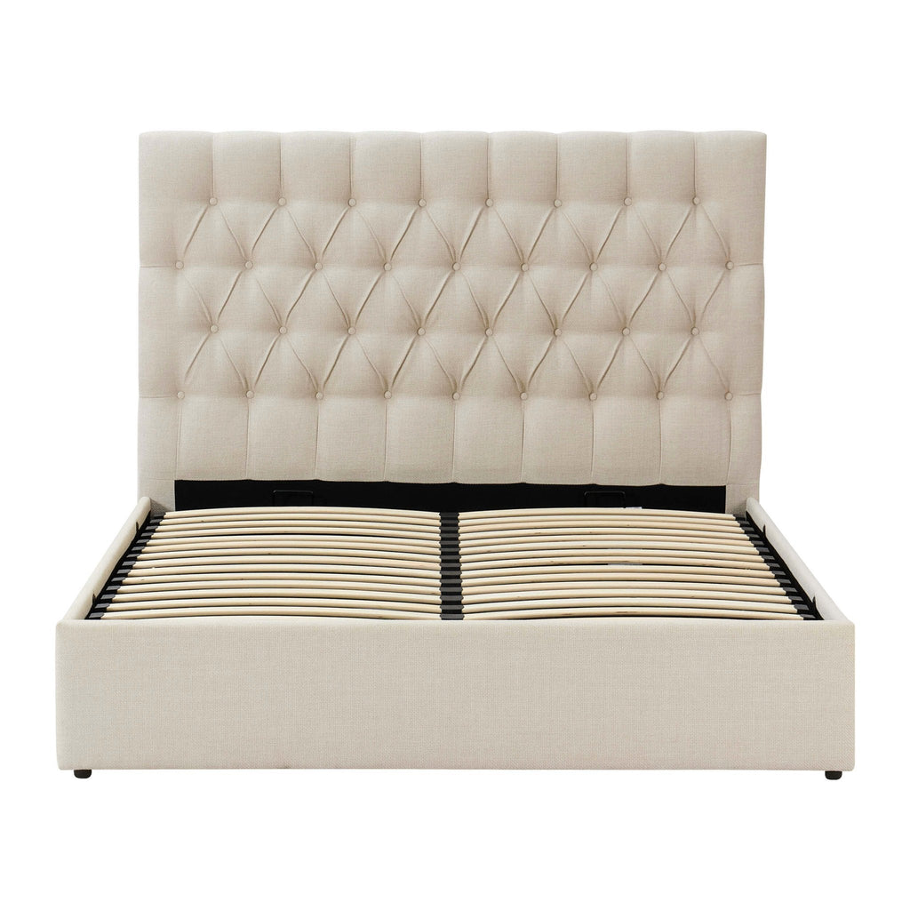 Middleton Ottoman Storage Bed - Beige