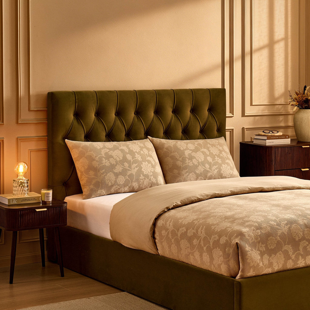 Middleton Ottoman Storage Bed - Muted Moss