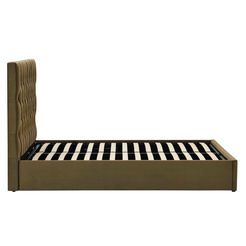 Middleton Ottoman Storage Bed - Muted Moss