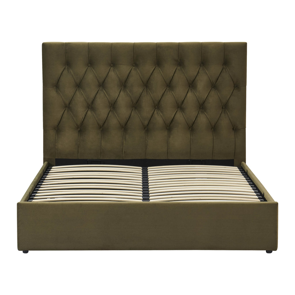 Middleton Ottoman Storage Bed - Muted Moss