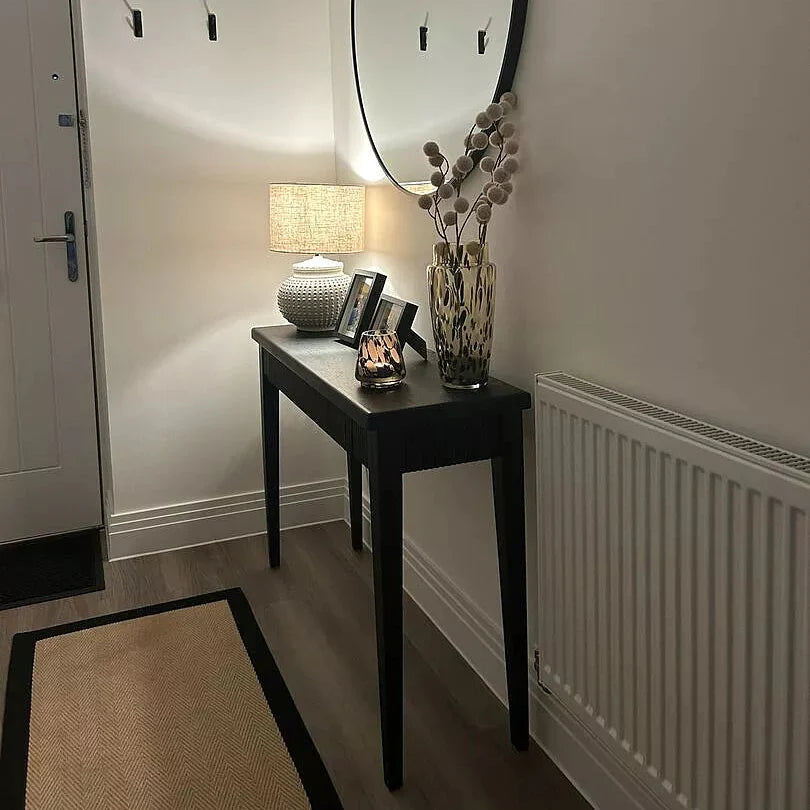 Raleigh Black Console Table