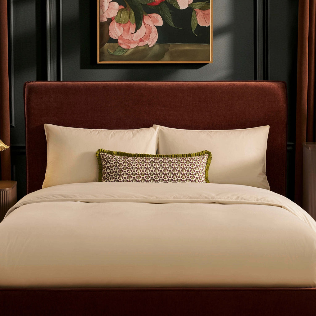 Oslo Ottoman Storage Bed - Chenille Dark Rust