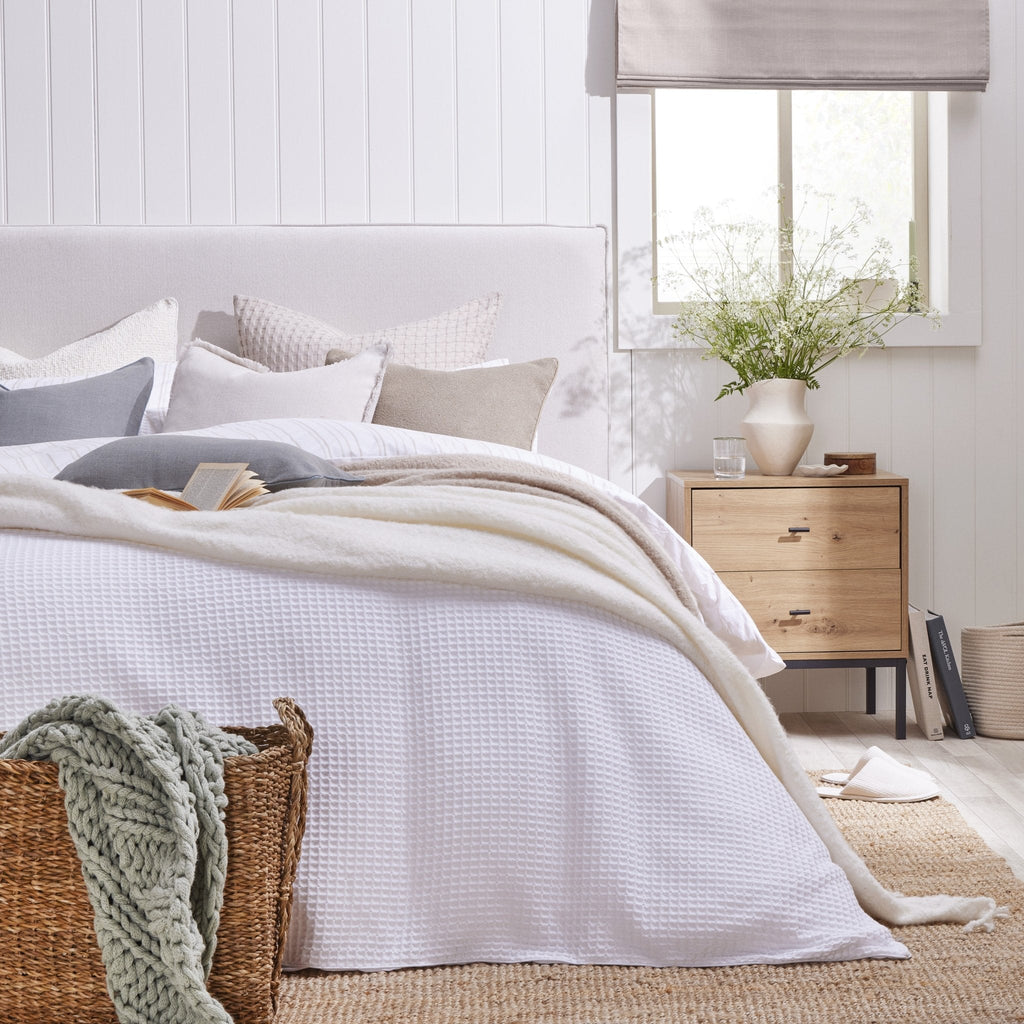 Oslo Ottoman Storage Bed - Ivory