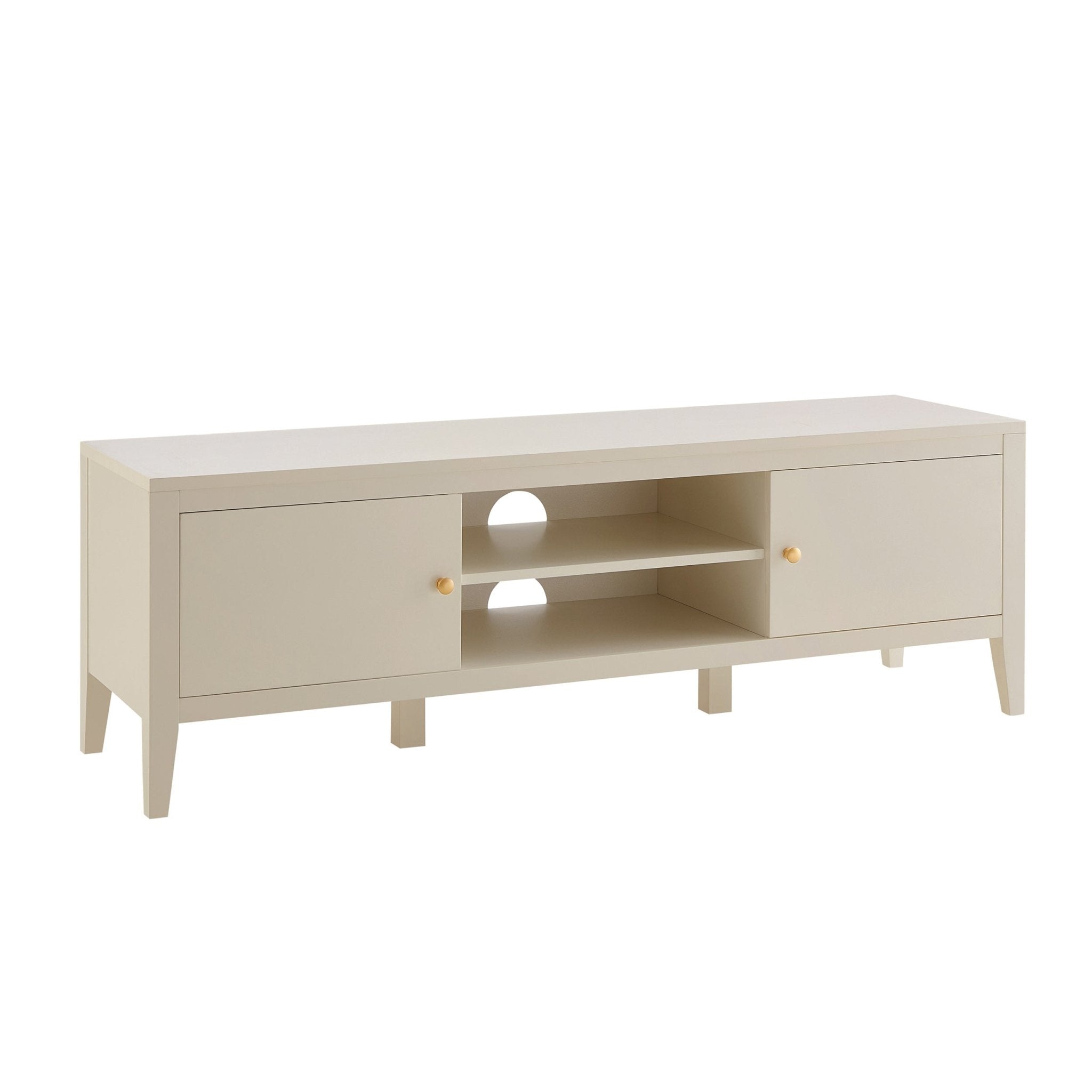 Poppy Tv Unit for TVs up to 55" - Cream