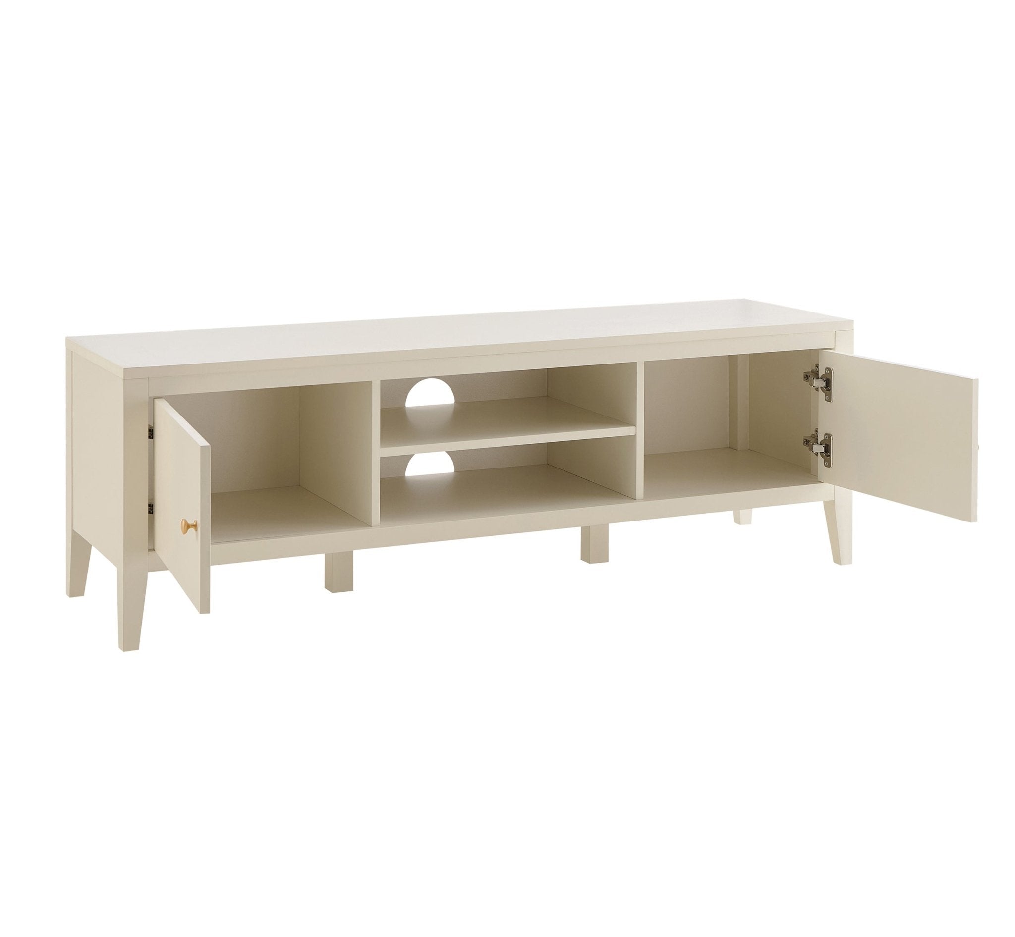 Poppy Tv Unit for TVs up to 55" - Cream