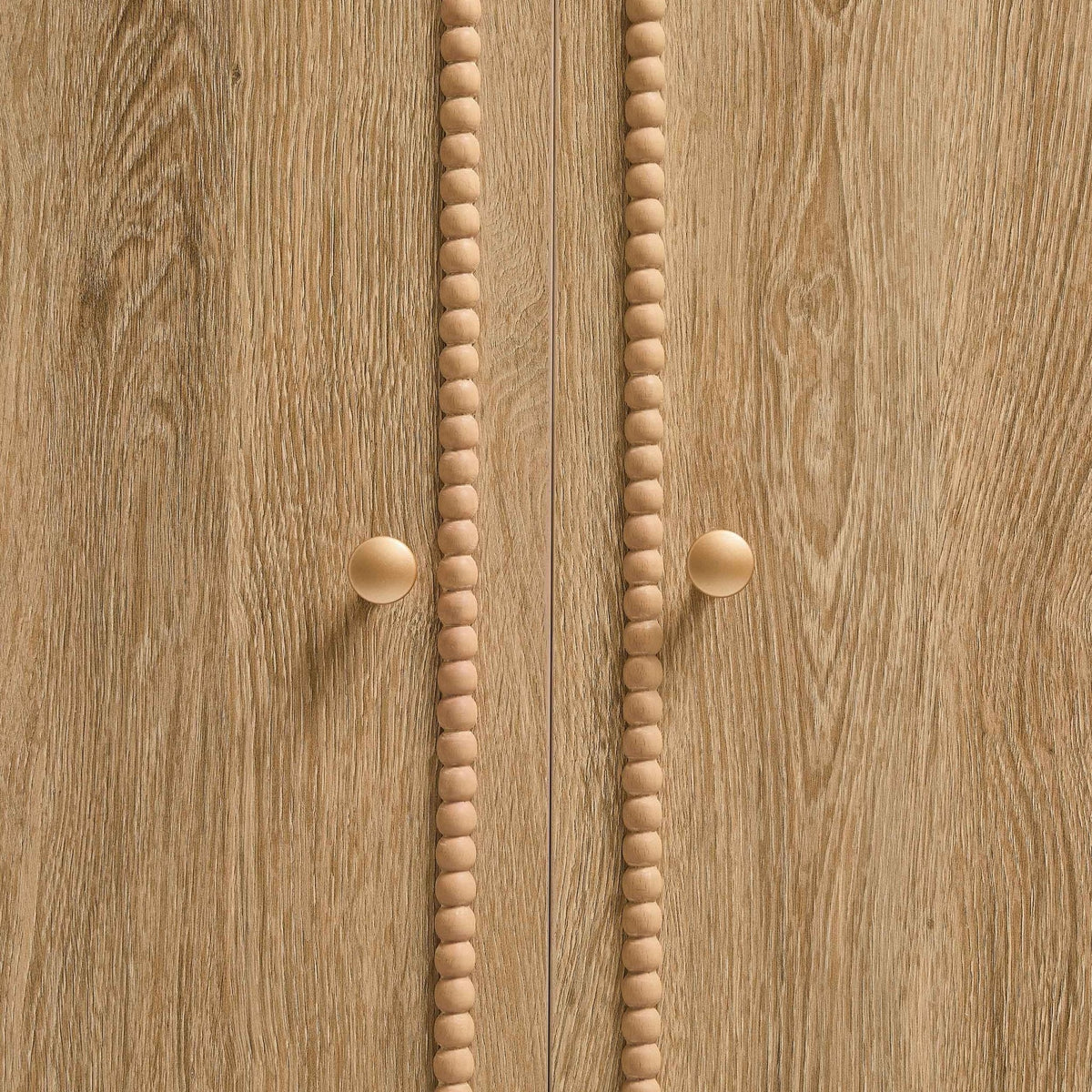 Posy Bobbin 2 Door Wardrobe with Drawer - Light Wood