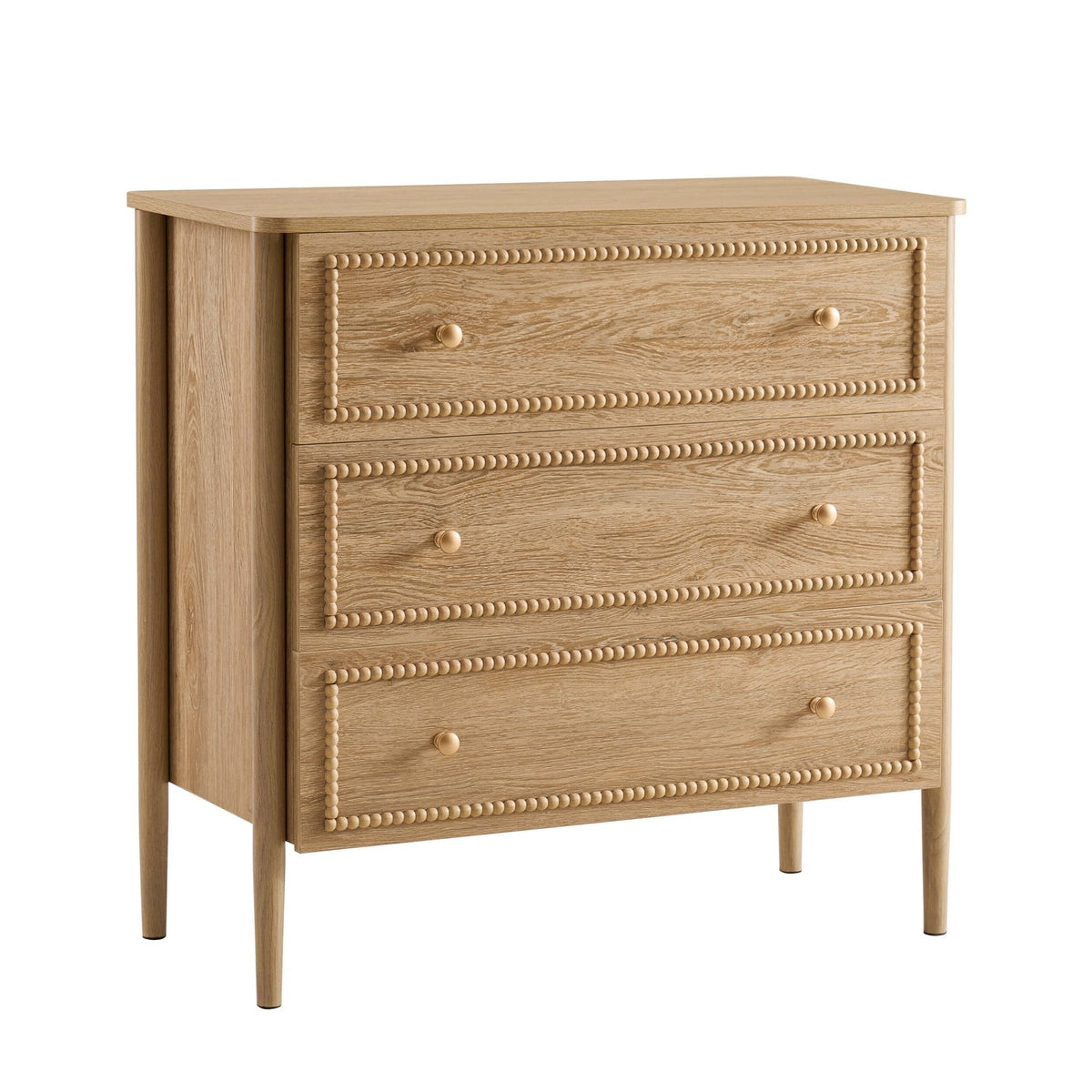 Posy Bobbin 3 Drawer Chest - Light Wood