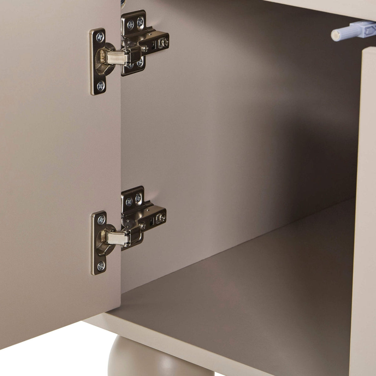 Rachel Arch Front Tv Unit for TVs up to 75" - Taupe