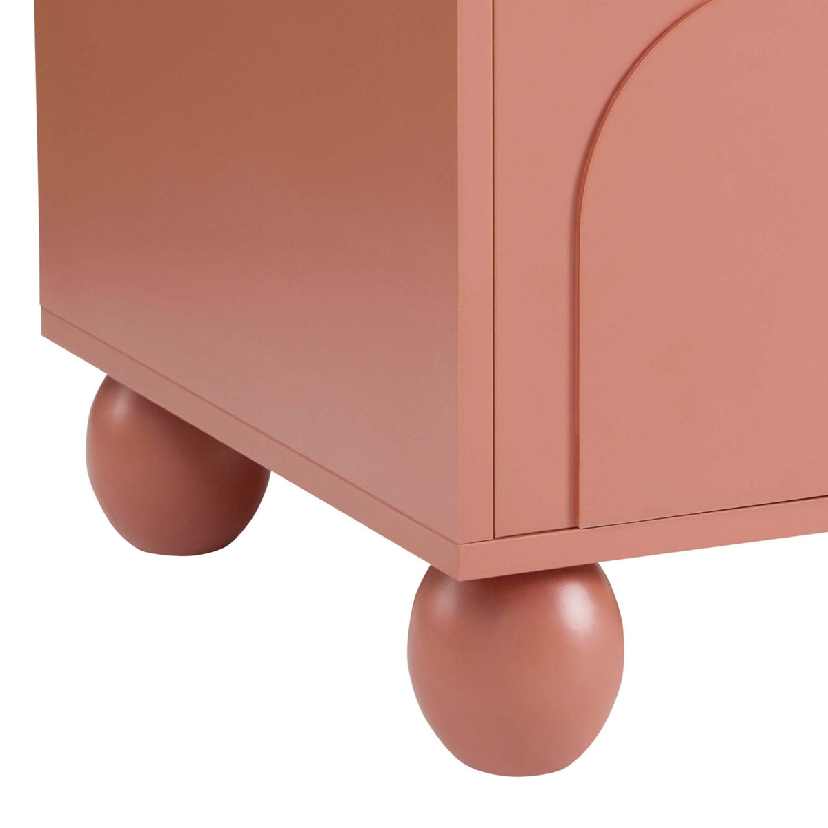 Rachel Arch Front Tv Unit for TVs up to 75"-Terracotta