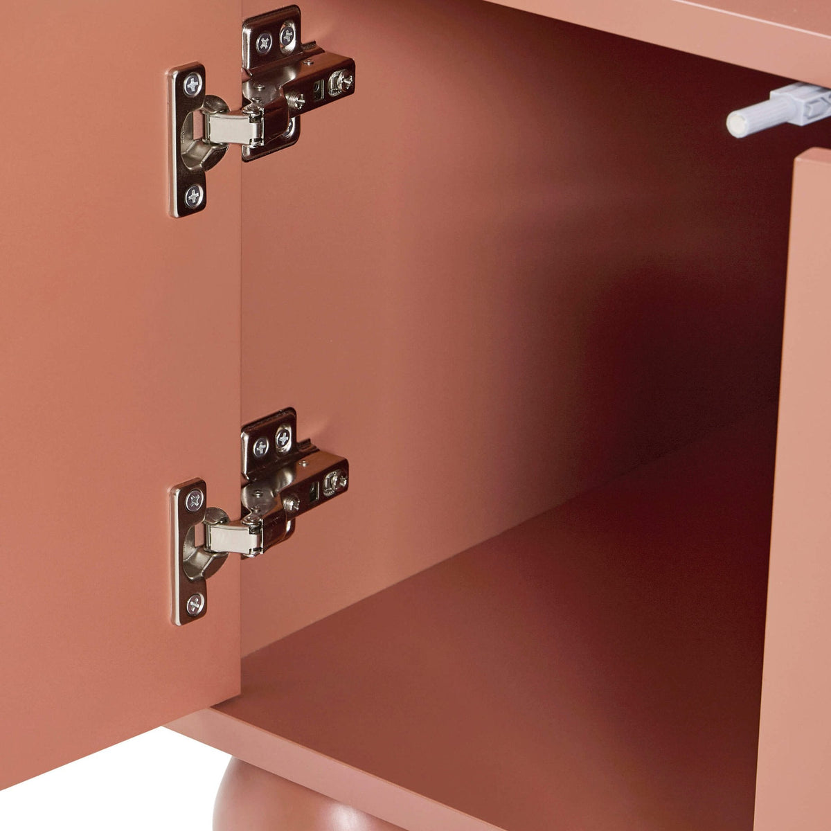 Rachel Arch Front Tv Unit for TVs up to 75"-Terracotta