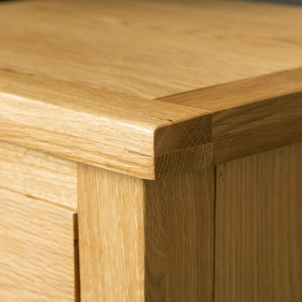 London Oak Large Smart TV Stand