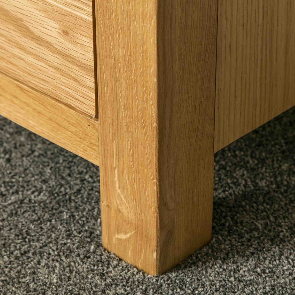 London Oak Large Smart TV Stand