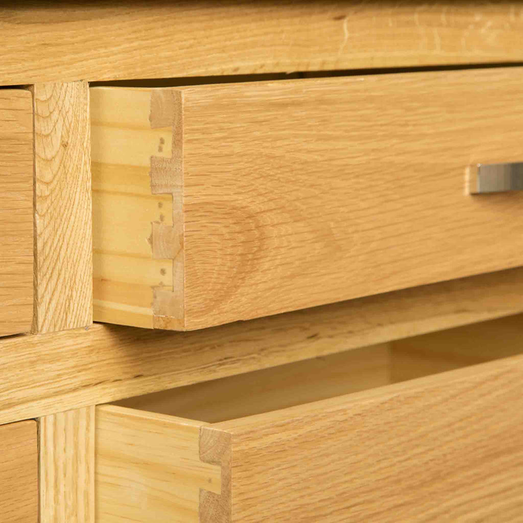 London Oak Large Smart TV Stand
