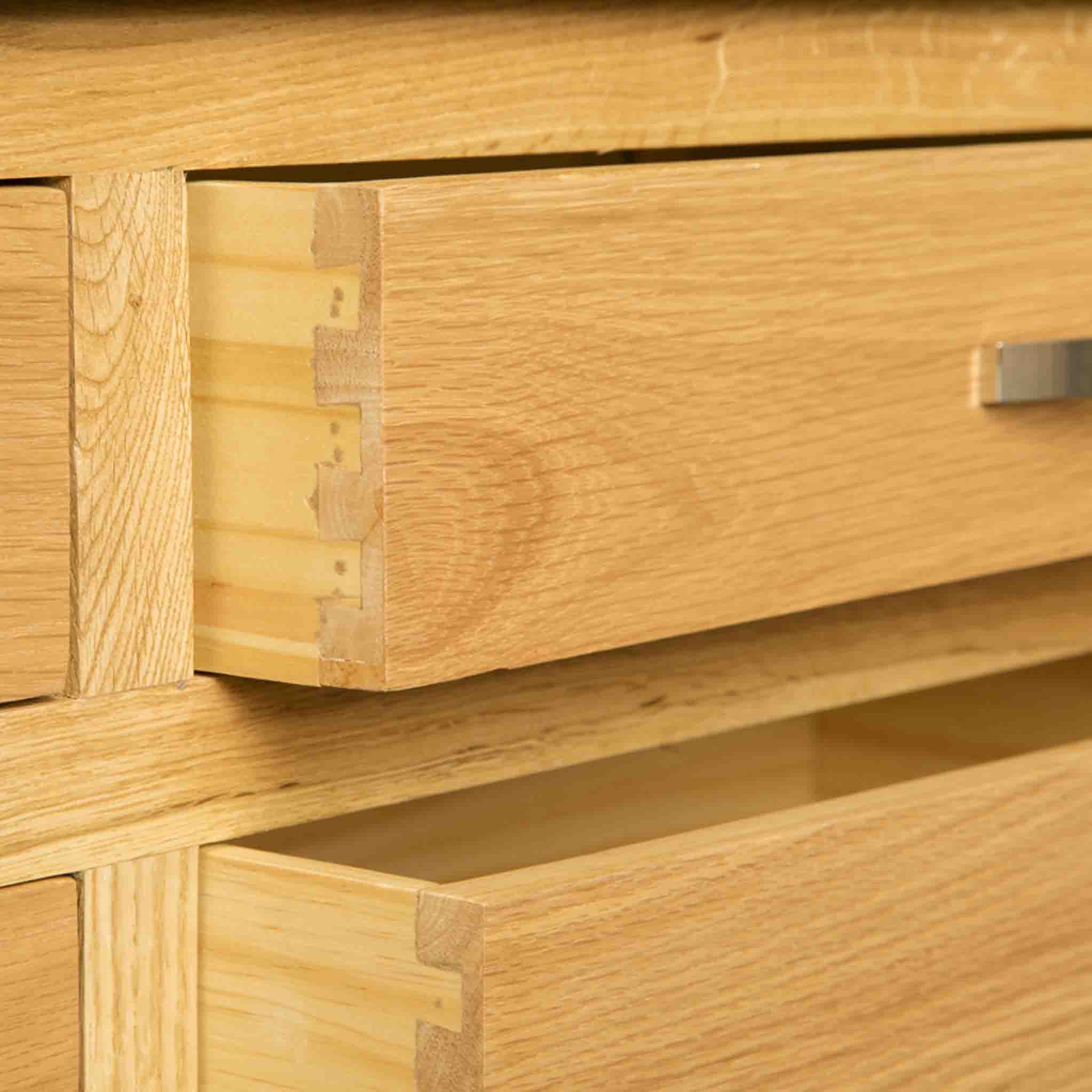 London Oak Large Smart TV Stand