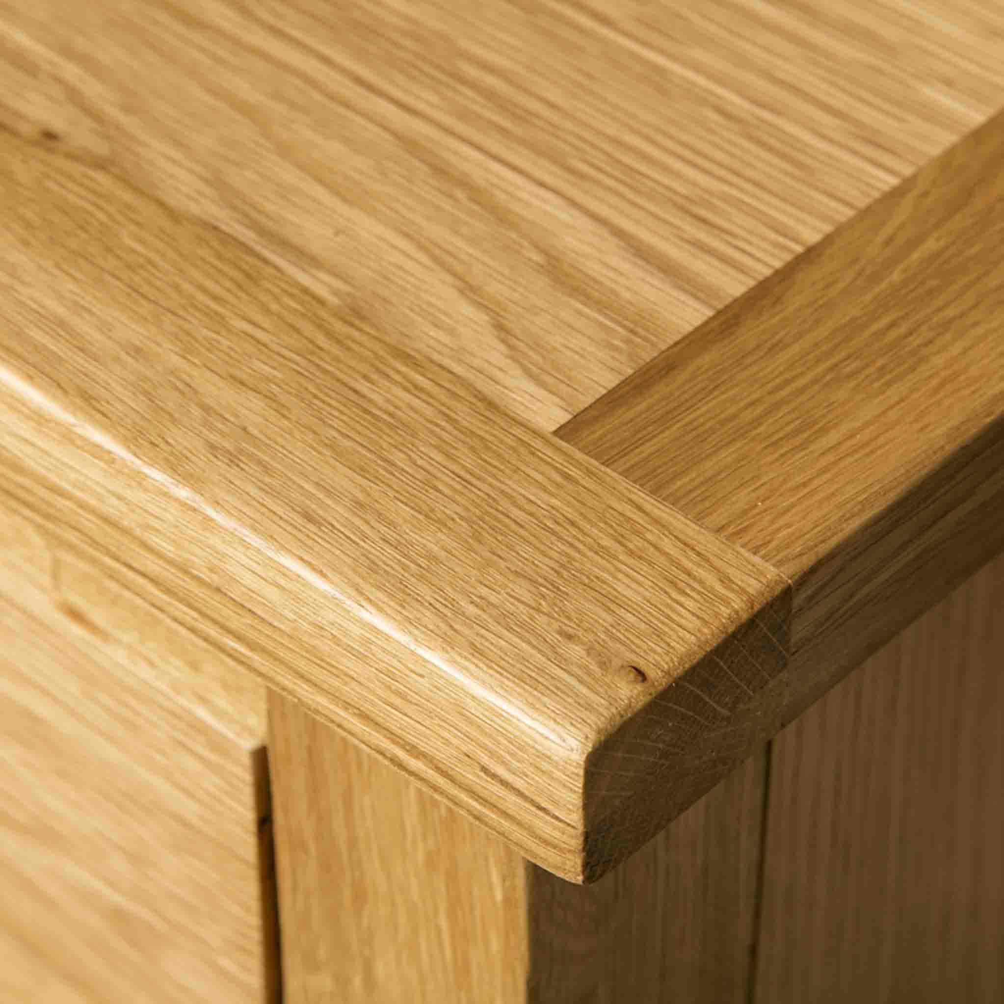 London Oak Large Smart TV Stand