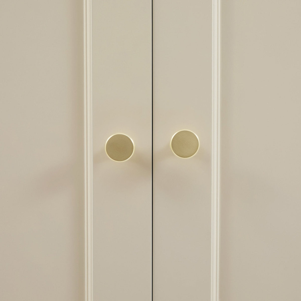 Ruby 3 Door Wardrobe with Drawers - Cream