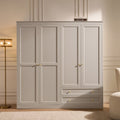 Ruby 4 Door Wardrobe with Drawers - Taupe