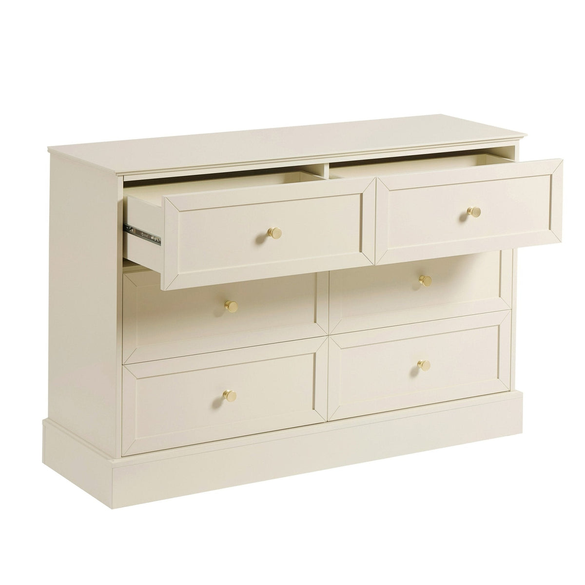 Ruby 6 Drawer Chest - Cream