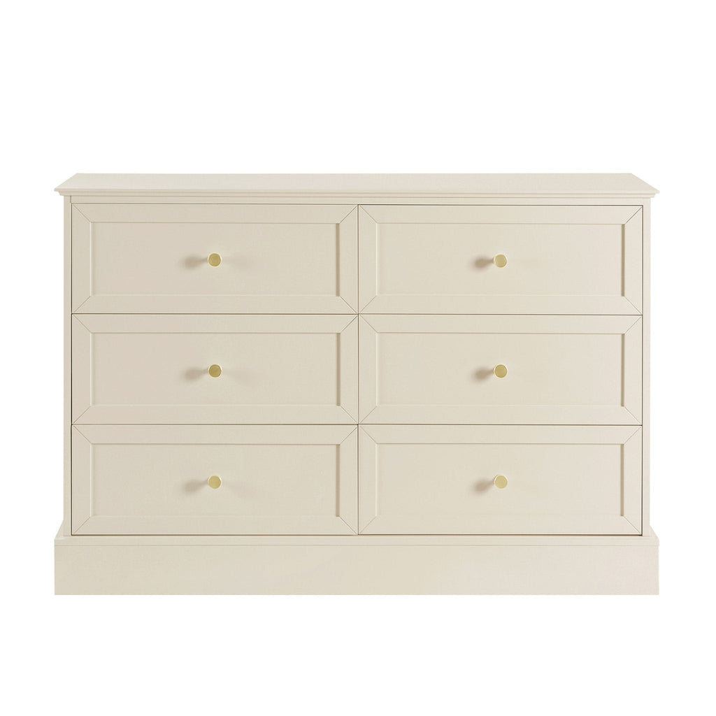 Ruby 6 Drawer Chest - Cream