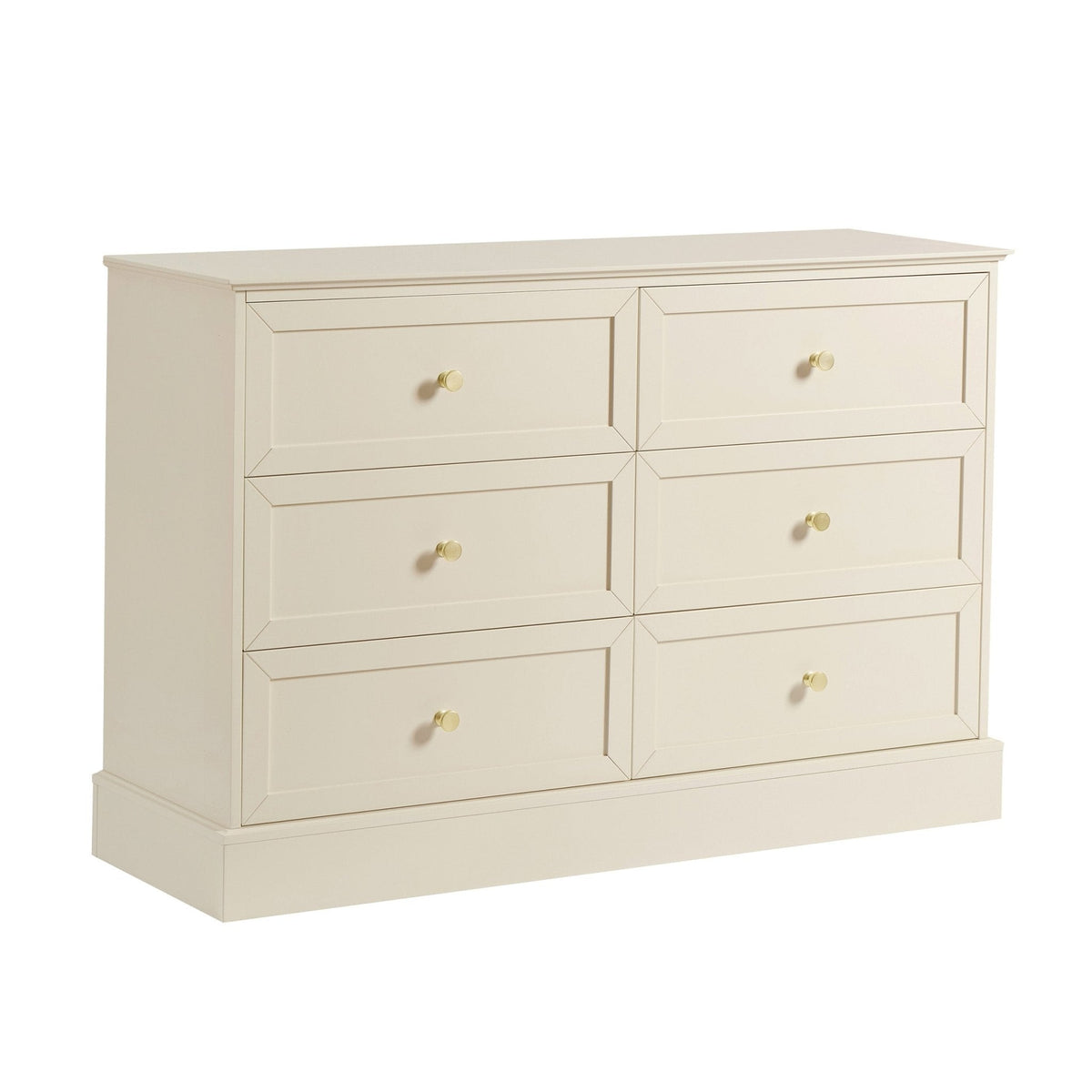 Ruby 6 Drawer Chest - Cream