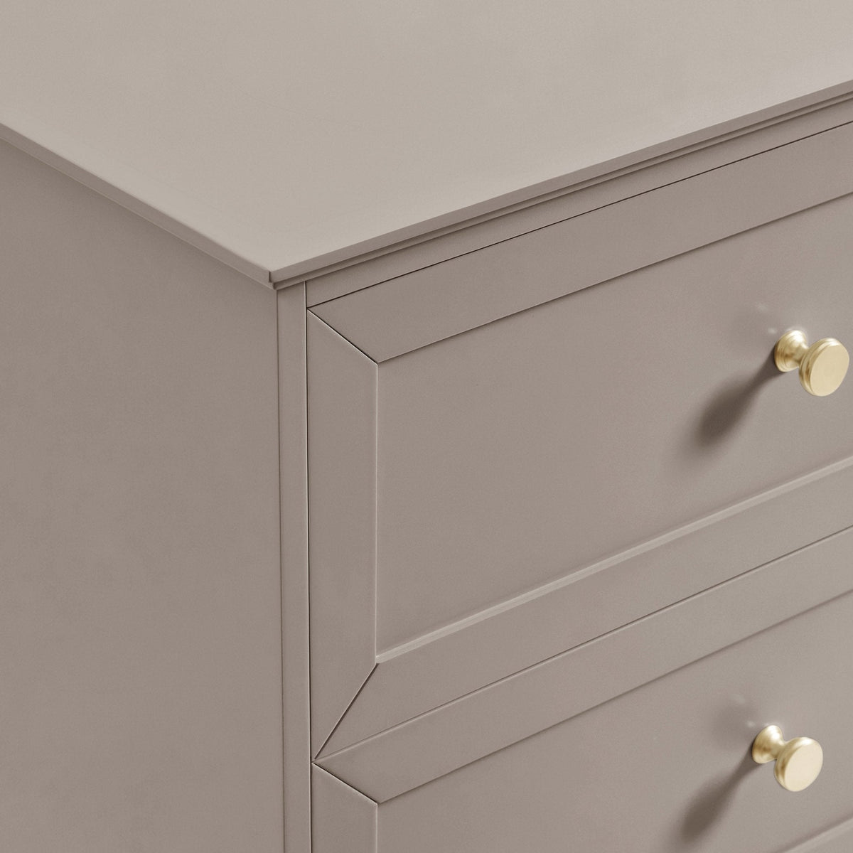 Ruby 6 Drawer Chest - Taupe