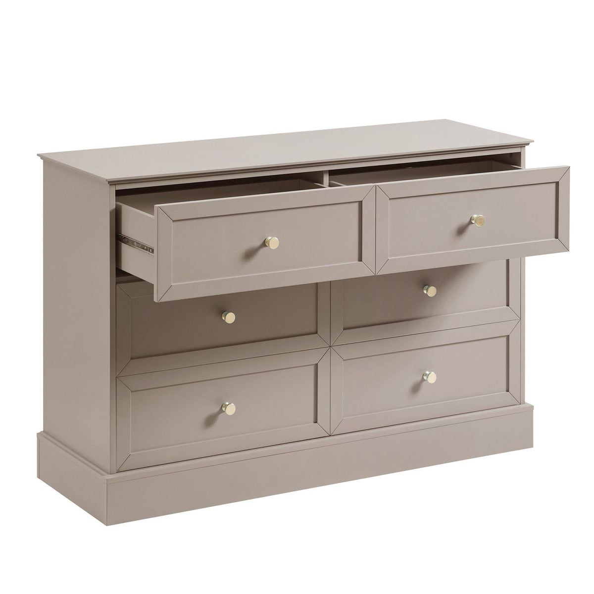 Ruby 6 Drawer Chest - Taupe
