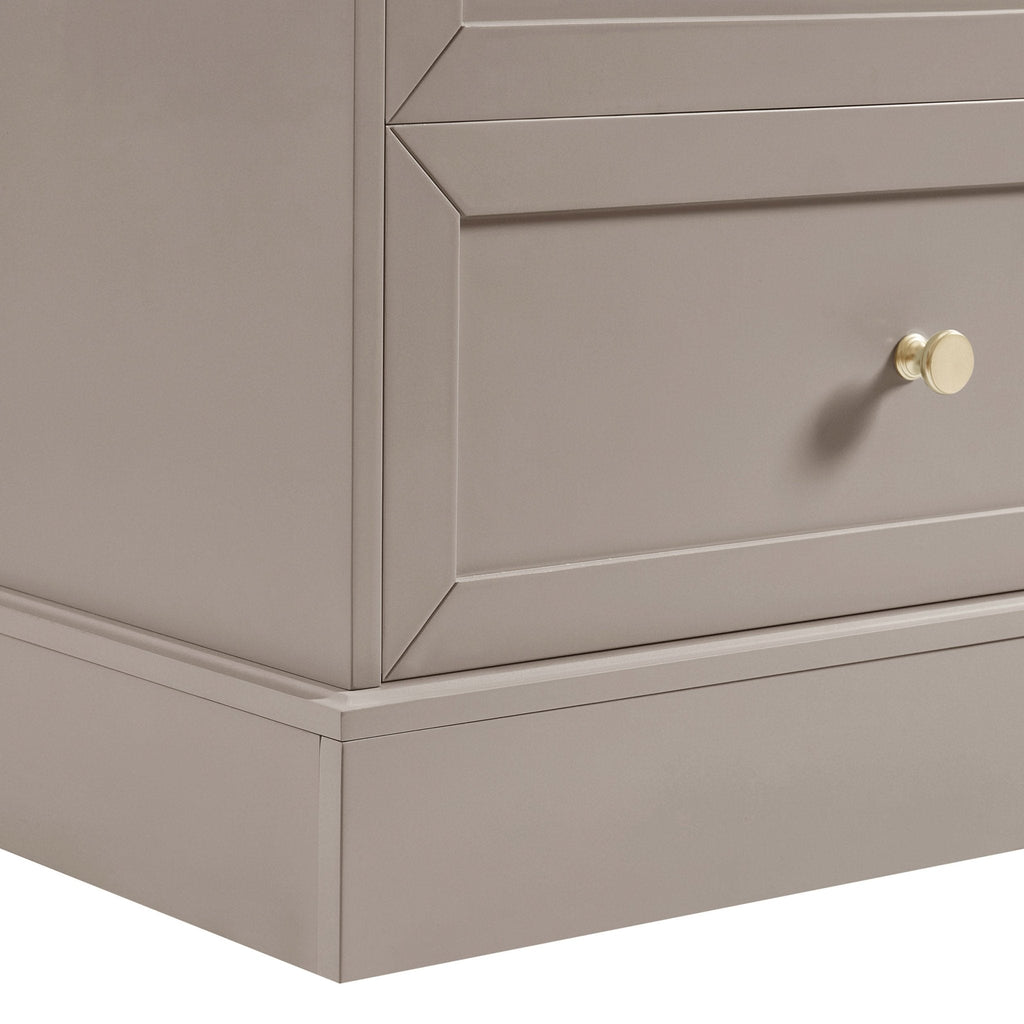 Ruby 6 Drawer Chest - Taupe