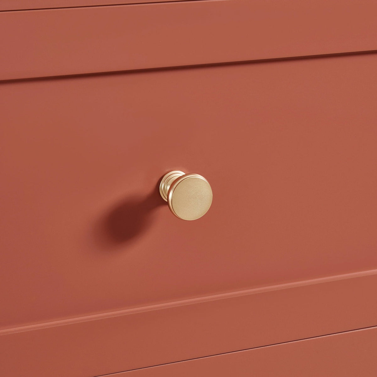 Ruby 6 Drawer Chest - Terracotta