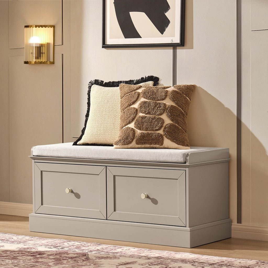 Ruby Seated Storage - Taupe