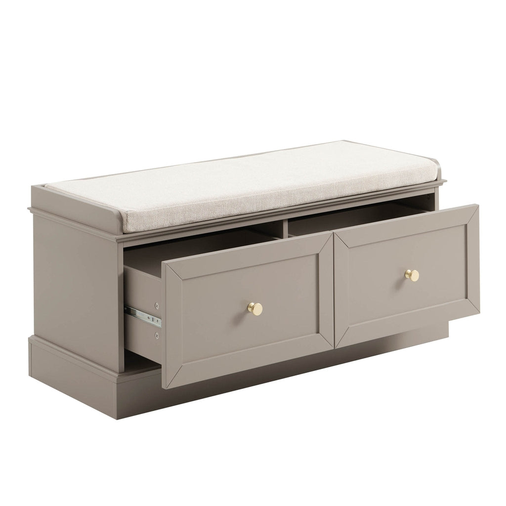 Ruby Seated Storage - Taupe