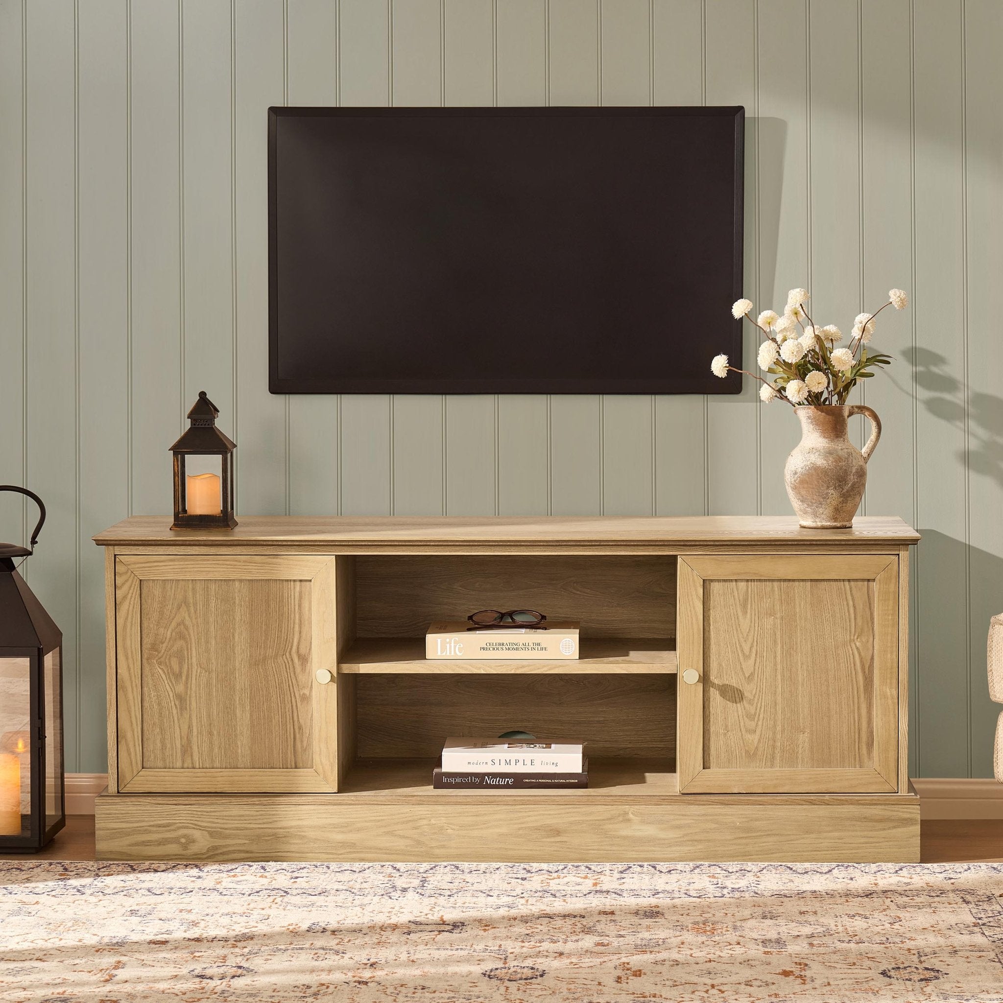 Ruby TV Unit for TVs up to 60" - Light Wood