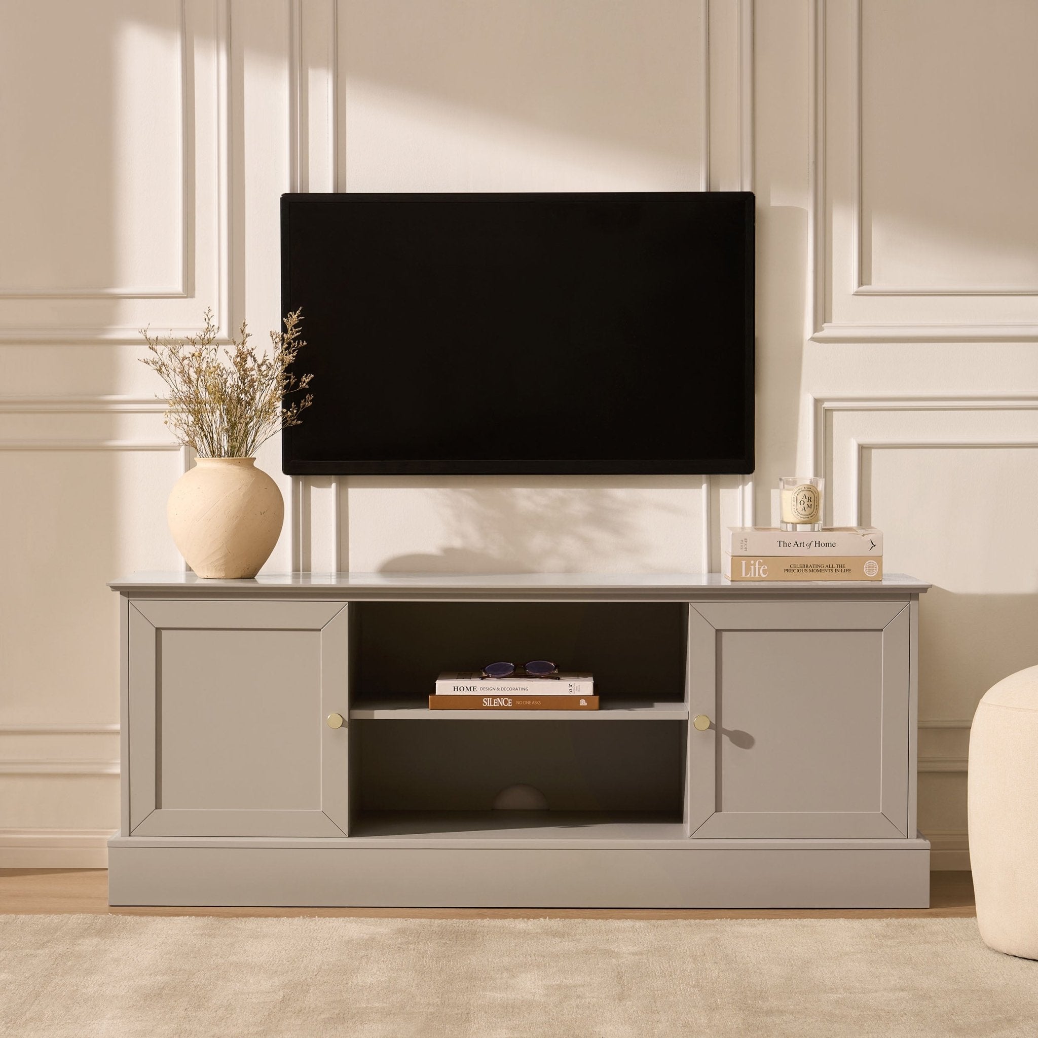 Ruby TV Unit for TVs up to 60" - Taupe