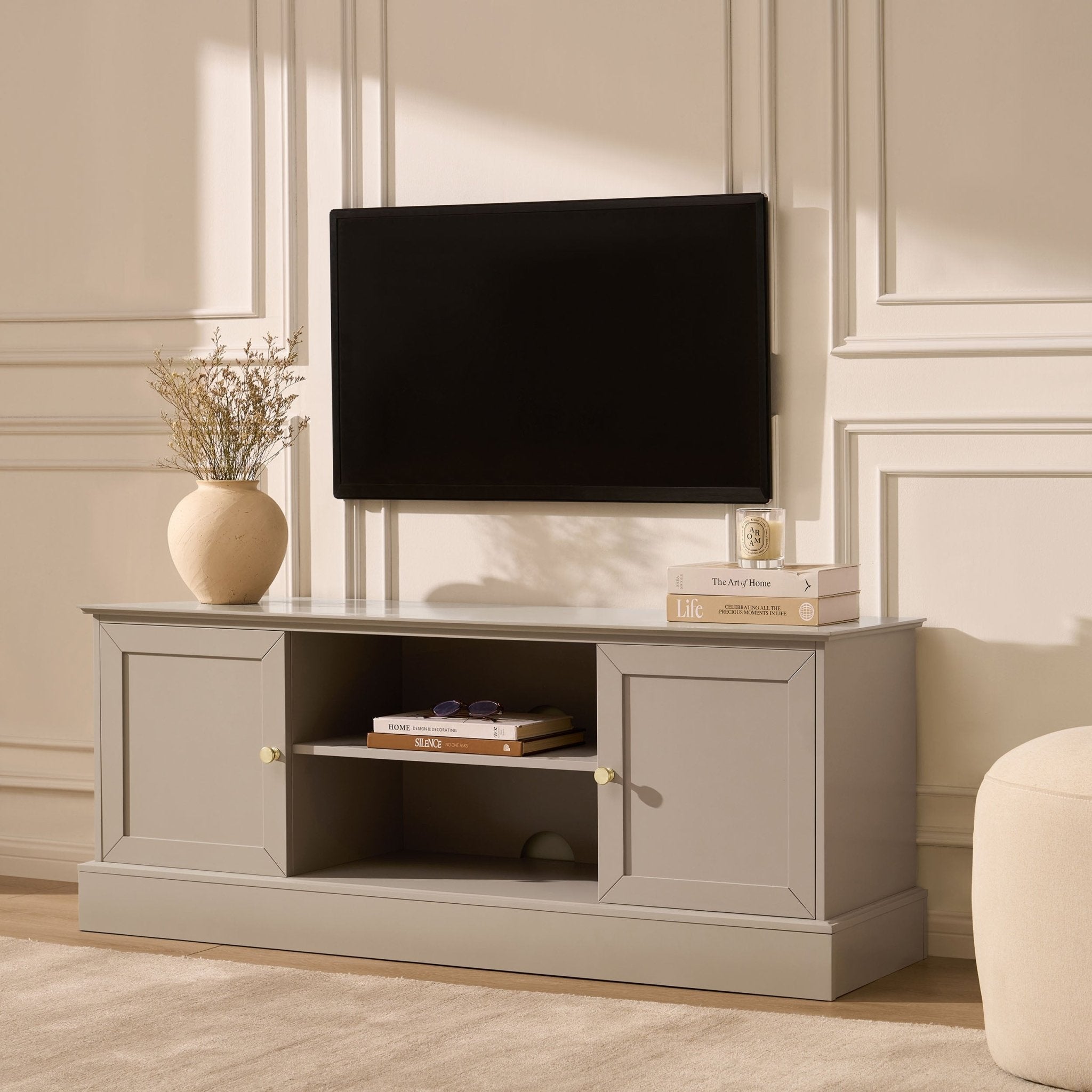 Ruby TV Unit for TVs up to 60" - Taupe