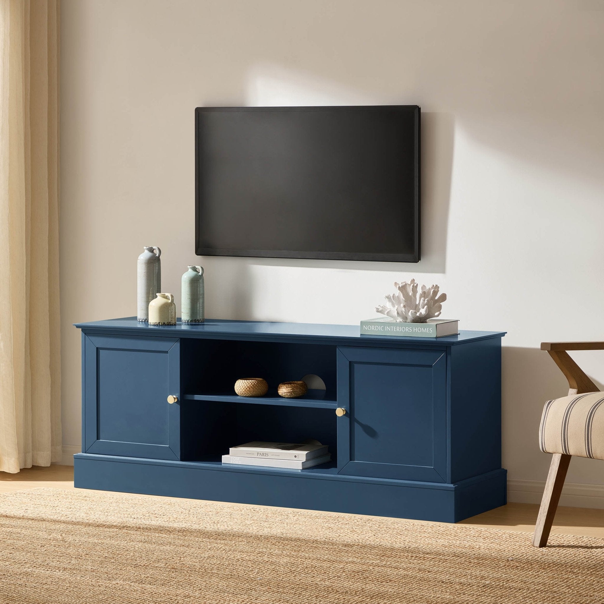 Ruby TV Unit for TVs up to 60"- Teal