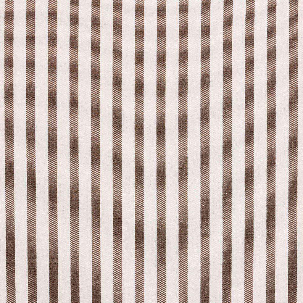 Stockton Round Storage Pouffe - Chocolate Stripe