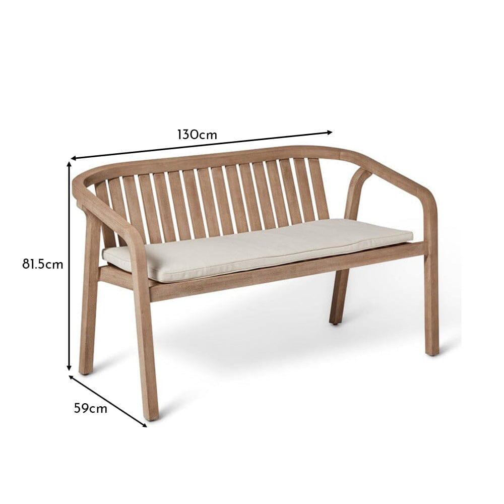 Shiro Wooden Garden Bench