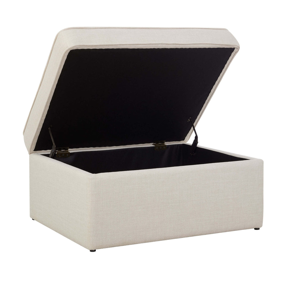 Soho Ottoman Storage Pouffe - Beige