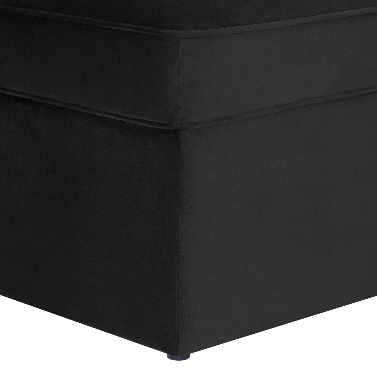 Soho Ottoman Storage Pouffe - Ink
