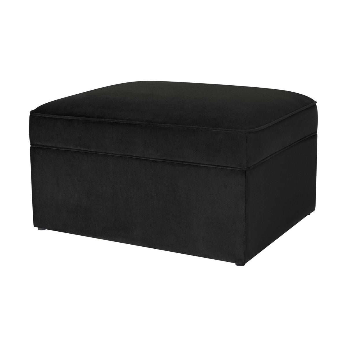 Soho Ottoman Storage Pouffe - Ink
