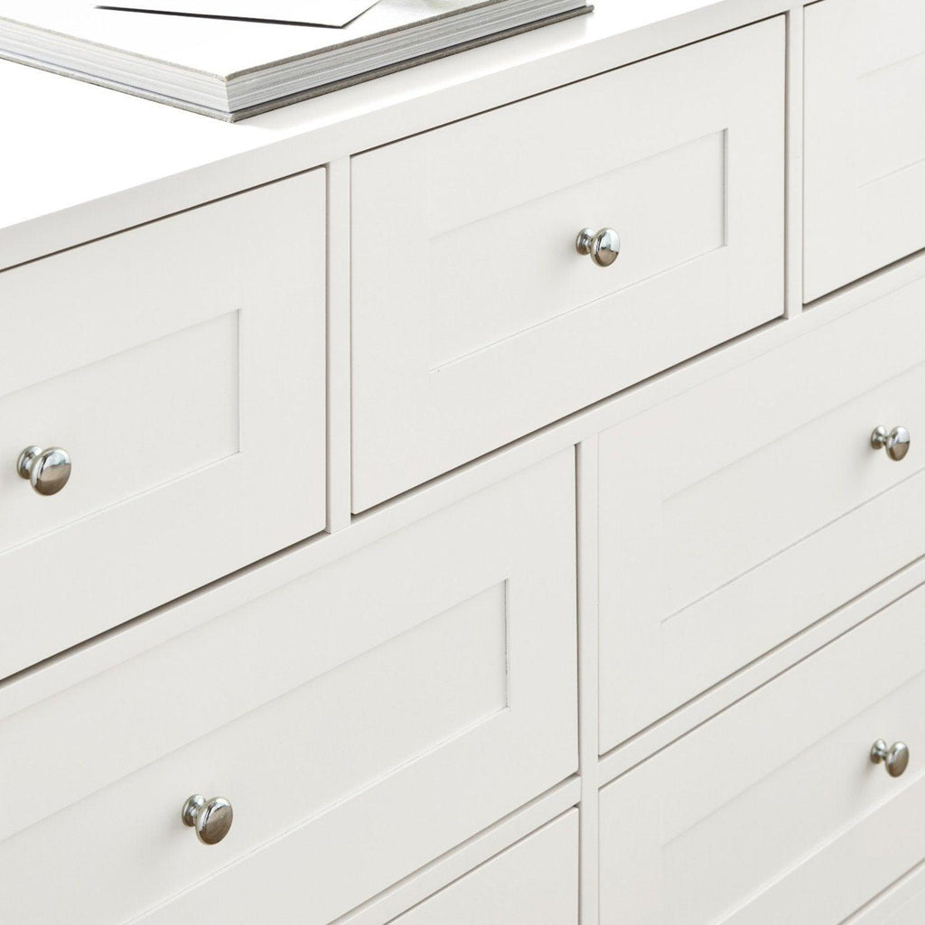 Stevie 7 Drawer Chest of Drawers - White