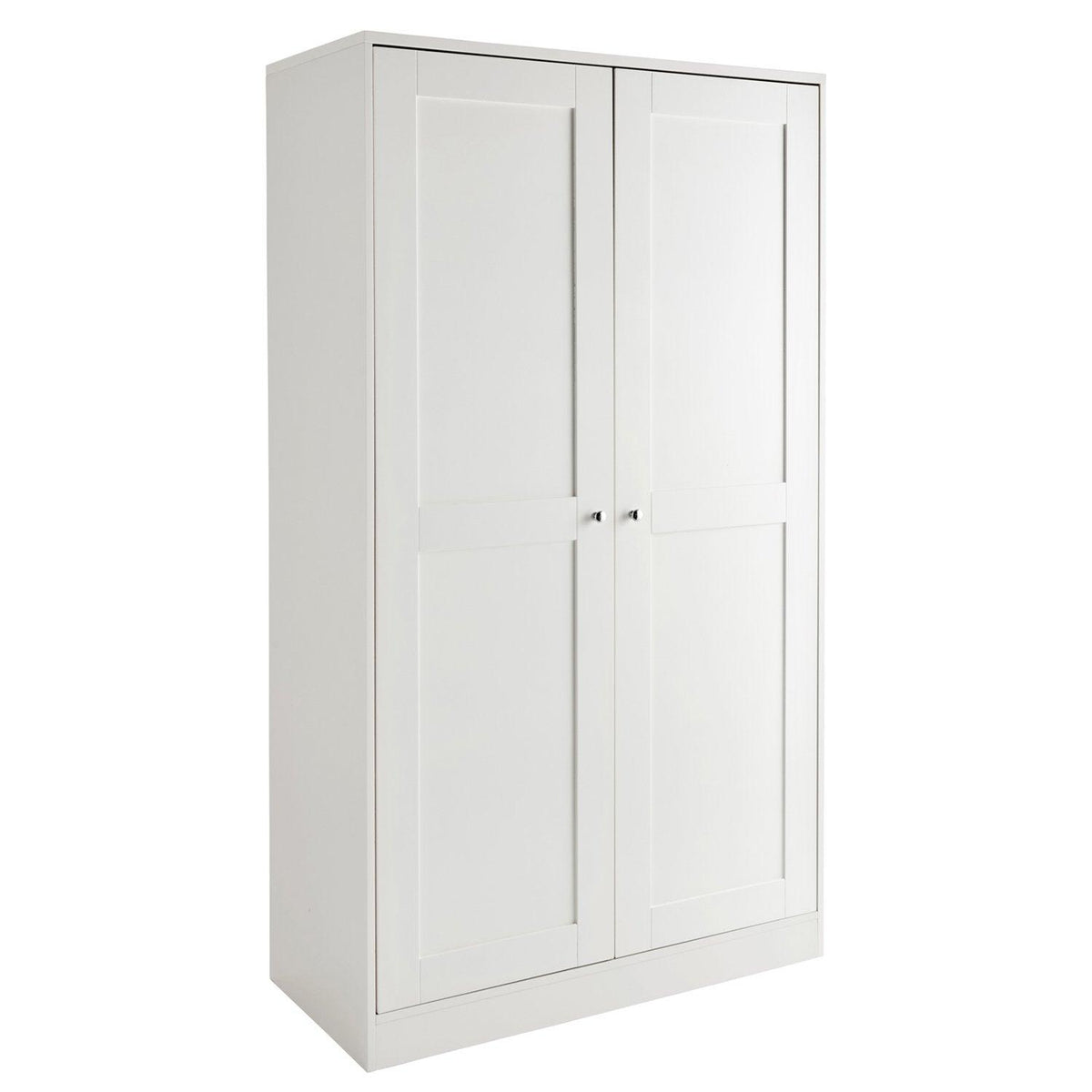 Stevie Double Wardrobe - White