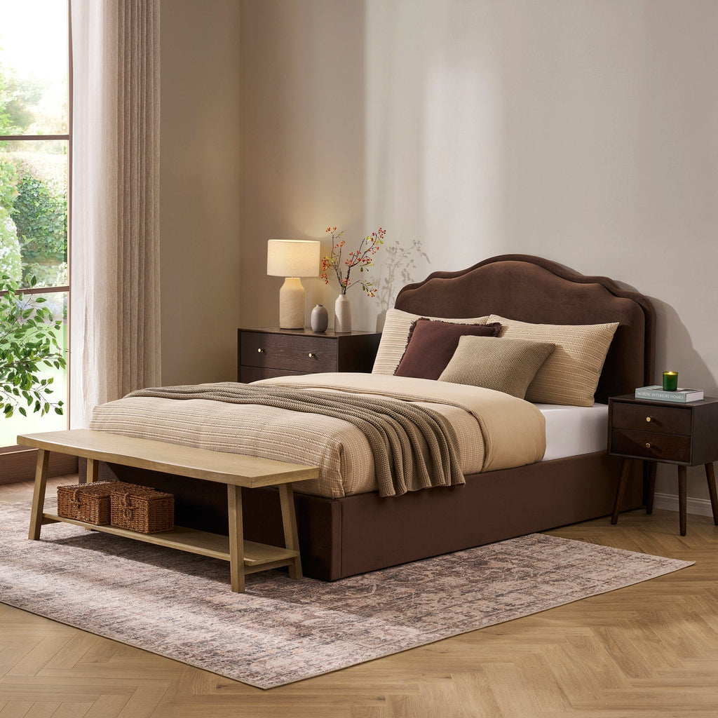 Heidi Oak 6 Drawer Chest - Walnut