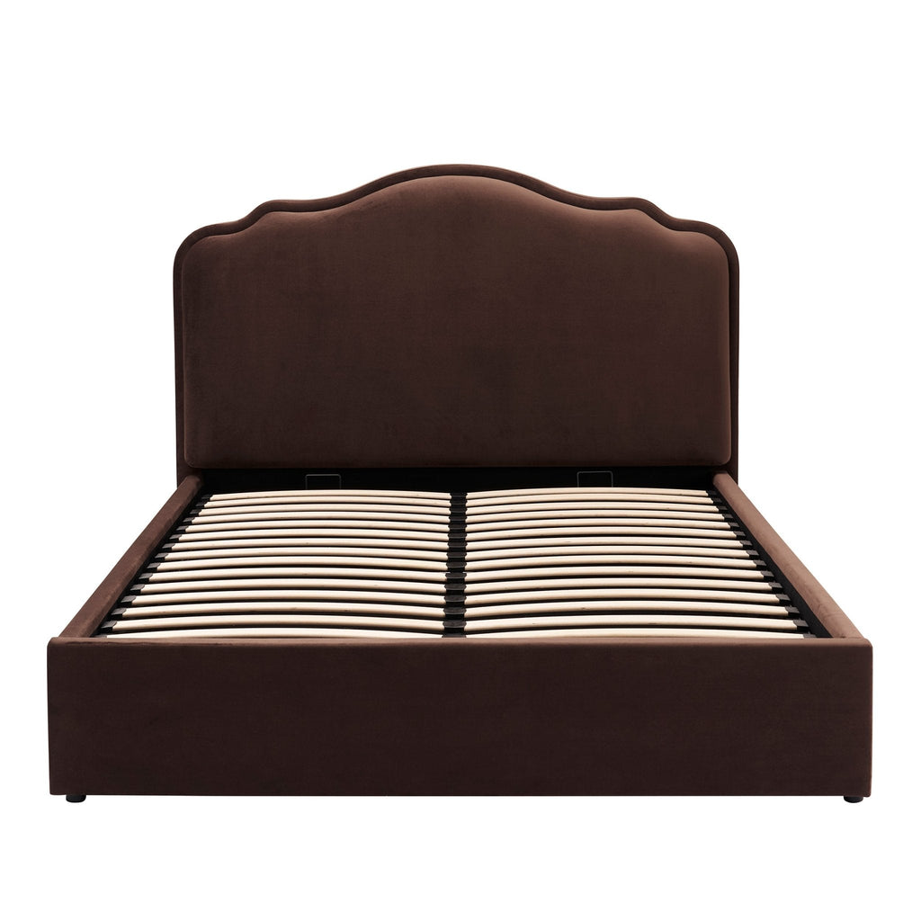 Wiltshire Ottoman Storage Bed - Cappuccino