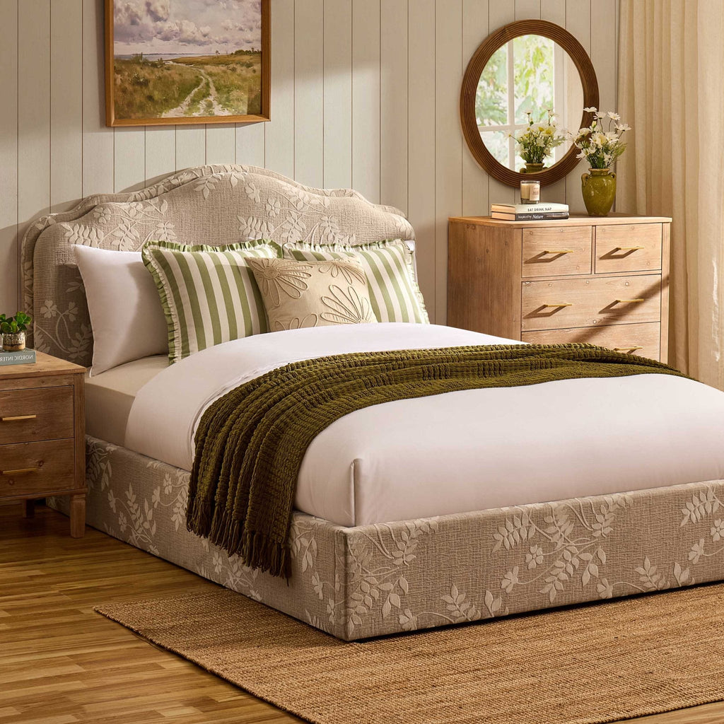 Wiltshire Ottoman Storage Bed - Jacquard Floral