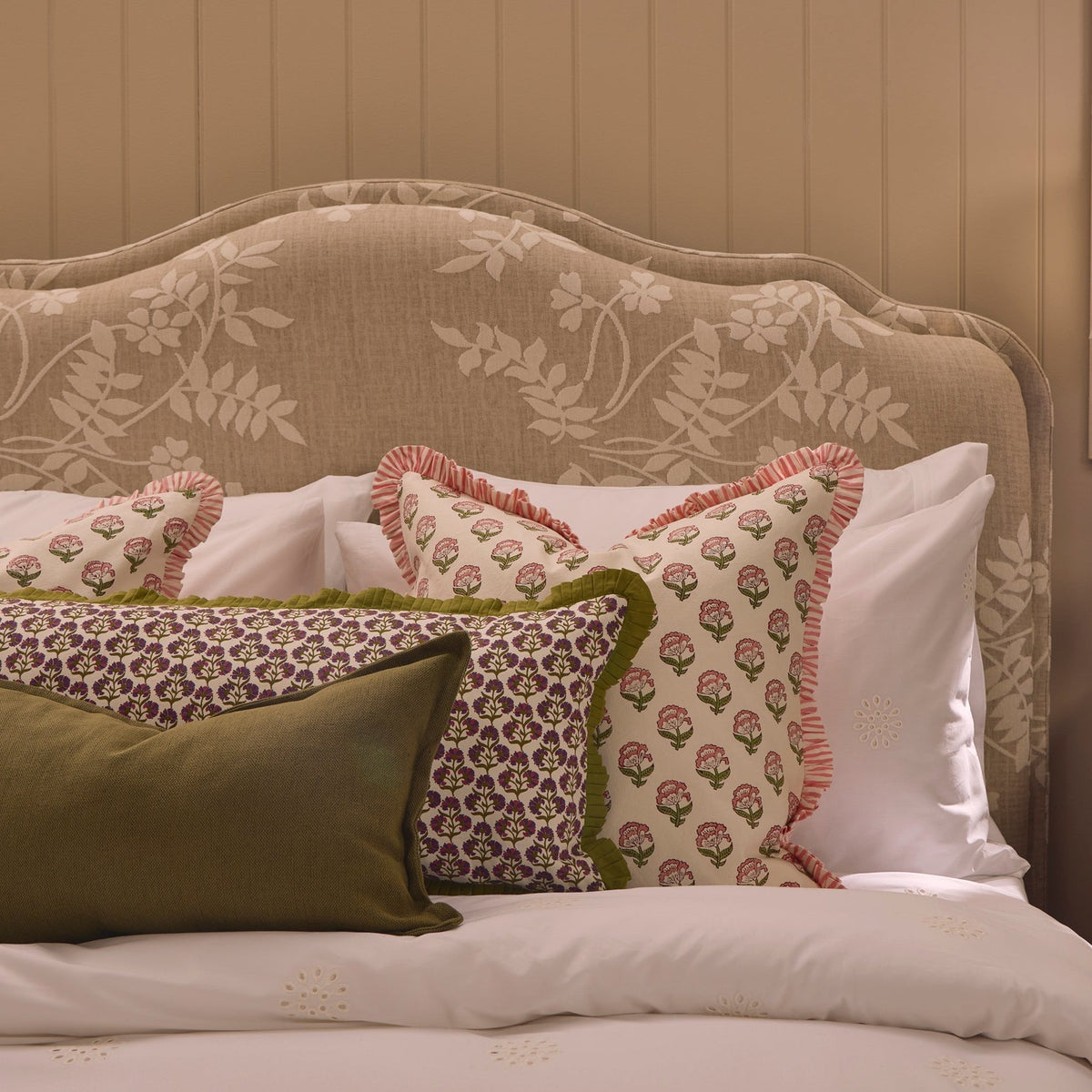 Wiltshire Ottoman Storage Bed - Jacquard Floral